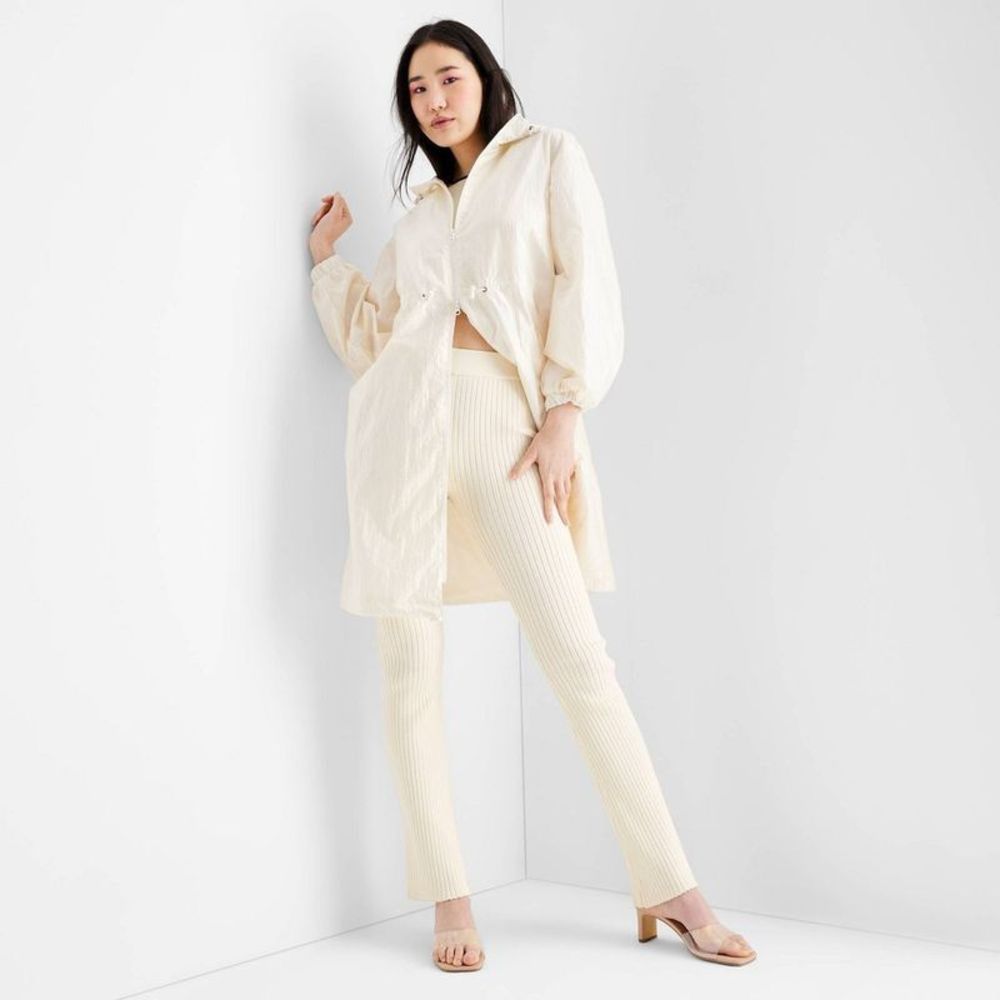 Women's High-Rise Ribbed Sweater Pants - Future Collective with Gabriella K - Picture 2 of 2